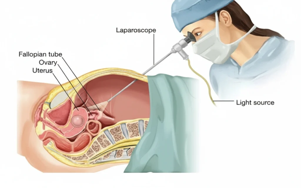 ovarian cyst laparoscopic treatment